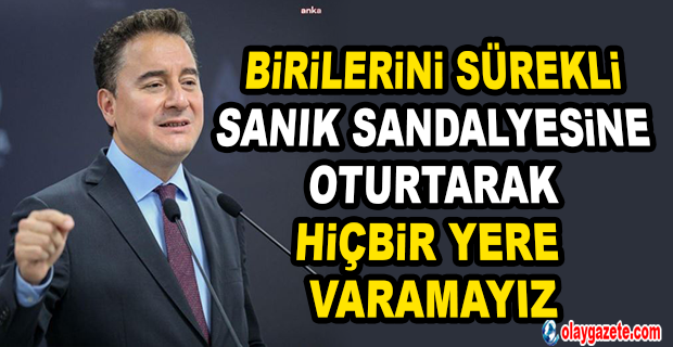 BABACAN: CİHAN KOLİVAR’IN İFADELERİ NEDENİYLE TUTUKLANMASI SON DERECE AĞIR BİR KARAR