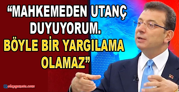 İMAMOĞLU, YARGILANDIĞI DAVANIN DURUŞMASI ÖNCESİNDE KONUŞTU: “MAHKEMEDEN UTANÇ DUYUYORUM. BÖYLE BİR YARGILAMA OLAMAZ”