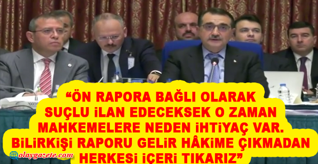 ENERJİ BAKANI DÖNMEZ’DEN AMASRA AÇIKLAMASI: BU NOKTADA ŞU SUÇLUDUR ŞU KUSURLUDUR DİYE...