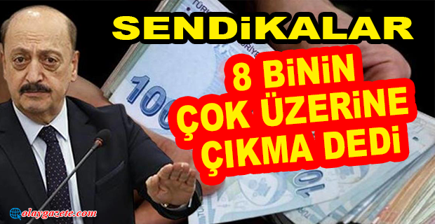 BAKAN BİLGİN, TOPU SENDİKALARA ATTI