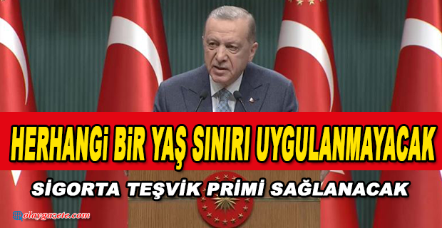 CUMHURBAŞKANI ERDOĞAN, EYT DÜZENLEMESİNDEN 2 MİLYON 250 BİN KİŞİNİN YARARLANACAĞINI AÇIKLADI