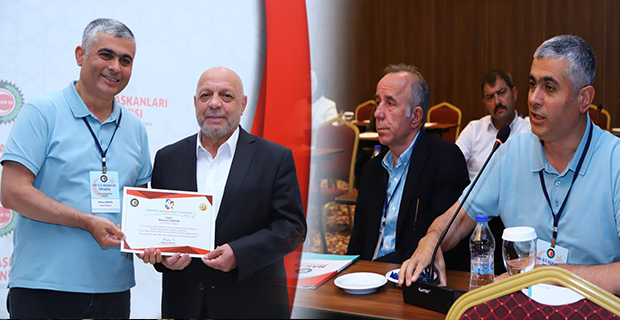 GÜNGÖR HAK İŞ İL BAŞKANLARI TOPLANTISINA KATILDI.