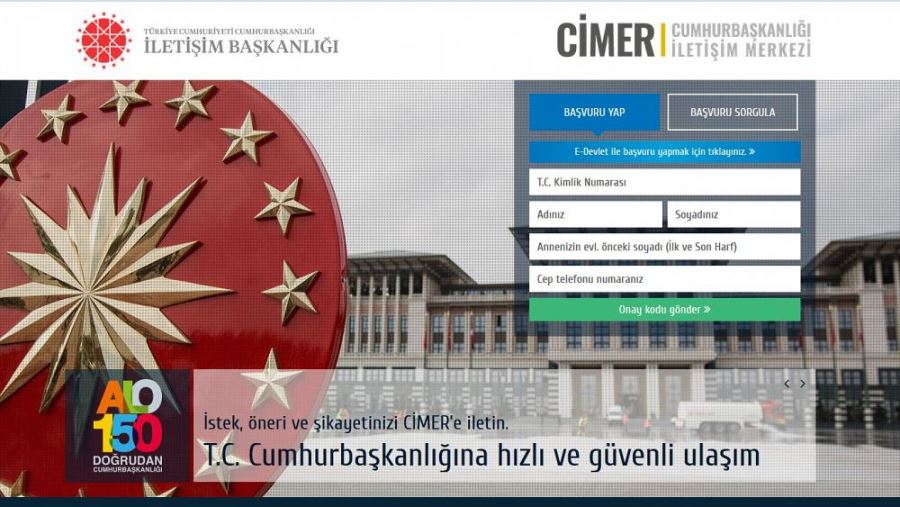 CİMER ARTIK HER İSTEYENE BİLGİ VERMEYECEK 