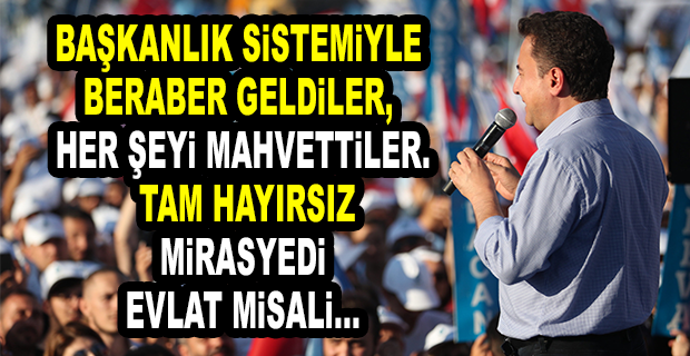 BABACAN, İKİNCİ MİTİNGİNİ GEBZE’DE YAPTI: 