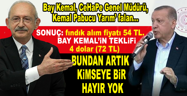 KILIÇDAROĞLU, ERDOĞAN