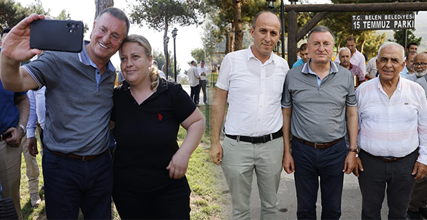 SAVAŞ, BELEN HALKIYLA BİR ARAYA GELDİ