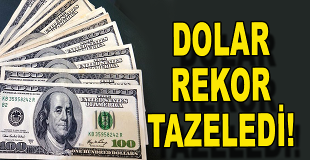 DOLAR REKOR TAZELEDİ!