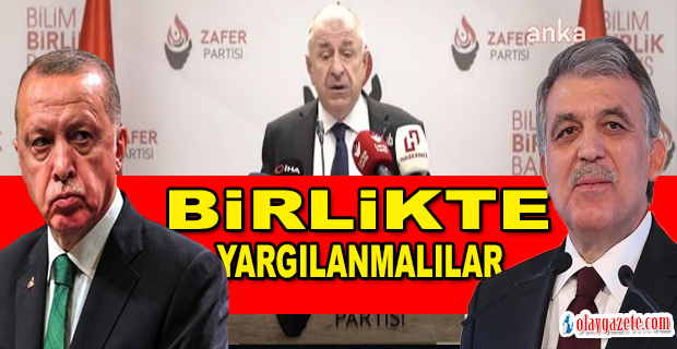 ÜMİT ÖZDAĞ, CUMHURBAŞKANI ERDOĞAN VE ABDULLAH GÜL HAKKINDA SUÇ DUYURUSUNDA BULUNACAKLARINI AÇIKLADI: