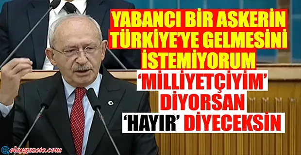 KILIÇDAROĞLU TEZKERE KARARINI AÇIKLADI