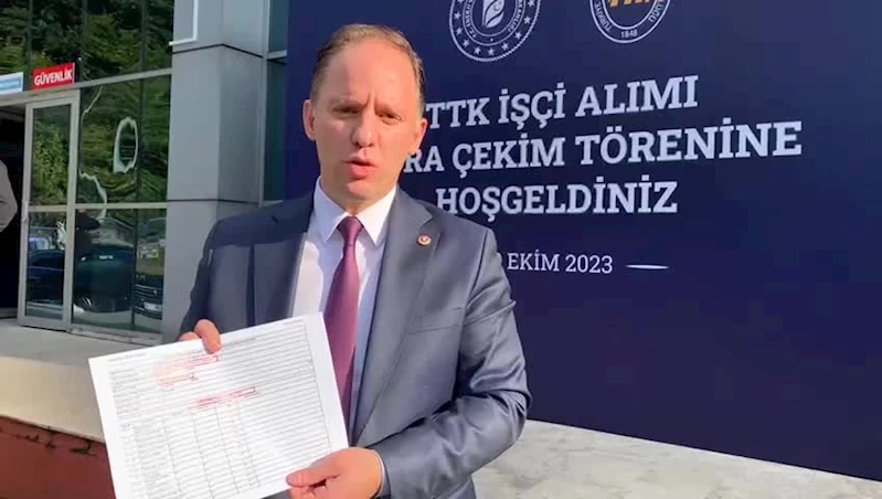 ZONGULDAK’TA TTK’NIN 1500 KİŞİLİK İŞÇİ ALIMINA, 26 BİN KİŞİ BAŞVURDU, KURADA İLK SIRAYA MISIR DOĞUMLU 