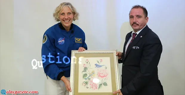 NASA ASTRONOTUNDAN İSTE’YE ZİYARET