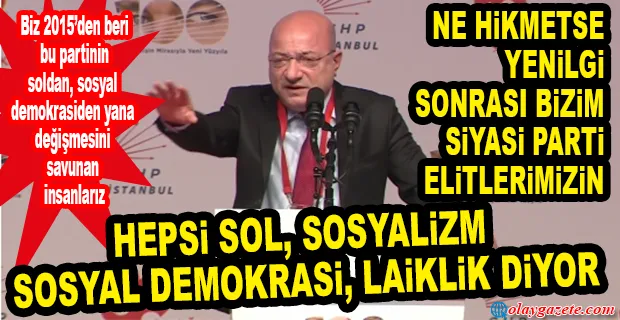 İLHAN CİHANER:SİYASİ PARTİ ELİTLERİMİZ VAR BİR DE UBER ELİTLER VAR