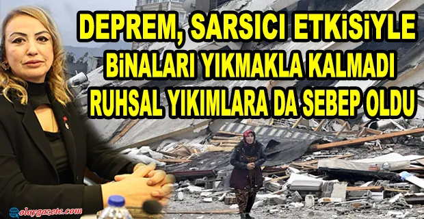 KARA: DEPREM BÖLGESİNDEKİ YURTTAŞLARIMIZIN RUH SAĞLIĞI KONUSUNDA ENDİŞELİYİZ