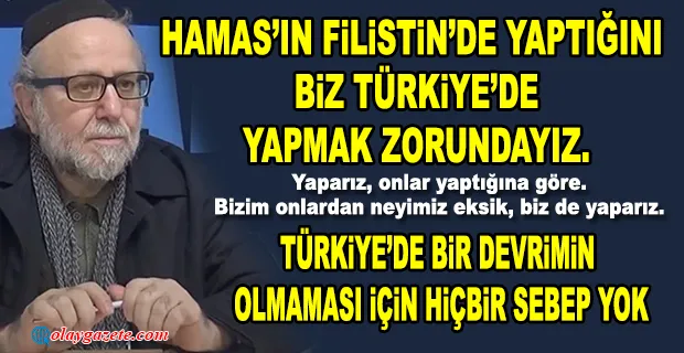  İSMAİLAĞA LİDERİ MAHMUT USTAOSMANOĞLU’NUN YEĞENİ HAMAS’IN KIYMETİNİ BİLMİYORUZ.