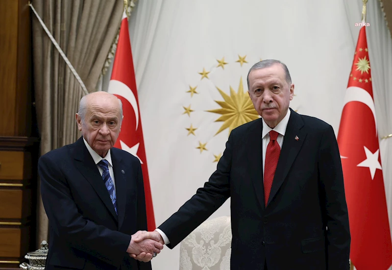 ERDOĞAN,  BAHÇELİ İLE CUMHURBAŞKANLIĞI