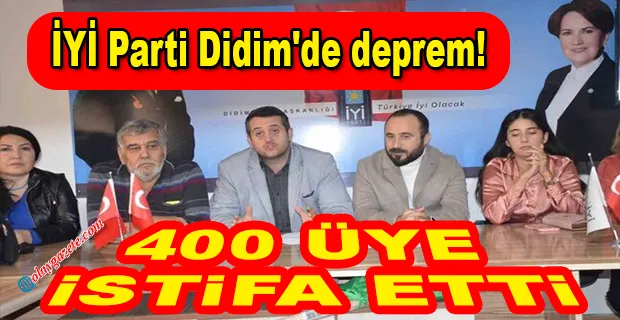 İYİ PARTİ ERİYOR! 400 İSTİFA DAHA