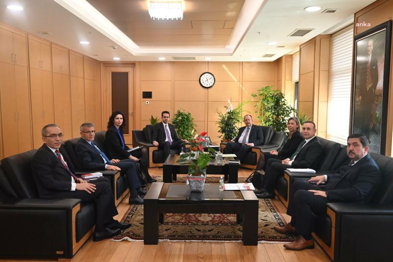 DIŞİŞLERİ BAKAN YARDIMCISI YASİN EKREM SERİM, YSK BAŞKANI AHMET YENER İLE GÖRÜŞTÜ 