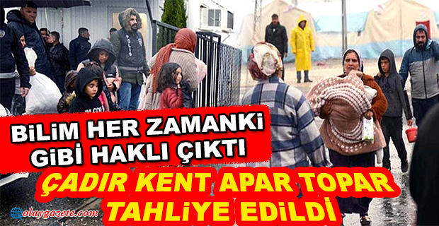 DİCLE NEHRİ KIYISINA KURULAN ÇADIR KENTTE APAR TOPAR TAHLİYE EDİLDİ