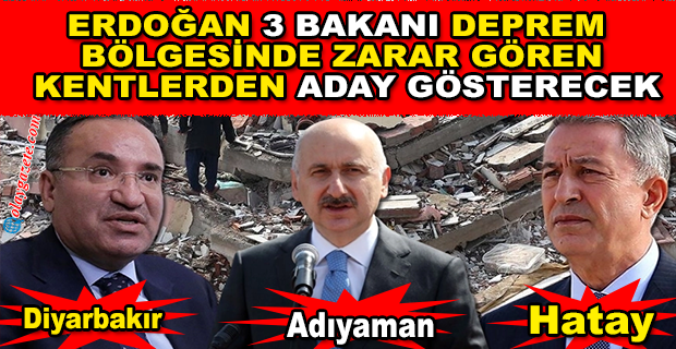 ERDOĞAN 3 BAKAN HAKKINDA KARARINI VERDİ...