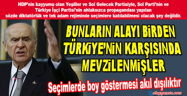 BAHÇELİ SOL PARTİLERİ VE HDP