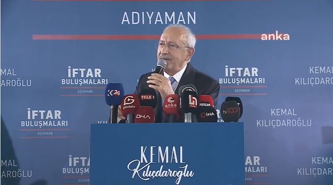 CUMHURBAŞKANI ADAYI KILIÇDAROĞLU, ADIYAMAN’DA: “HAZİNEDEN ÇALINAN 418 MİLYAR DOLARI GETİRECEĞİM.