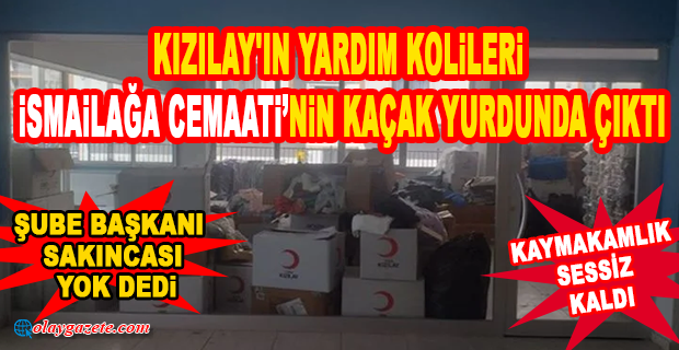 KIZILAY YARDIMLARI CEMAAT YURTLARINDAN ÇIKTI