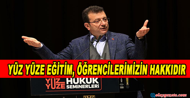 EKREM İMAMOĞLU:ÜNİVERSİTELER, TOPLUMLA BULUŞMA ANIDIR