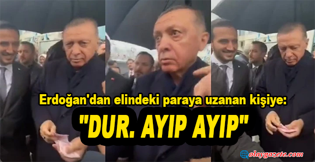 BAĞCILAR’DA YÜRÜYEN ERDOĞAN, ELİNDEKİ PARAYI KORUMAKTA ZORLANDI: 