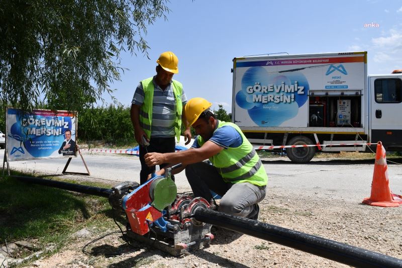 MERSİN SU VE KANALİZASYON İDARESİ, ALTYAPI ÇALIŞMALARINA DEVAM EDİYOR