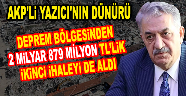 HATAY’DAKİ KONUT İHALELERİ BİR BİR AKP’Lİ İSİMLERE TESLİM EDİLİYOR.