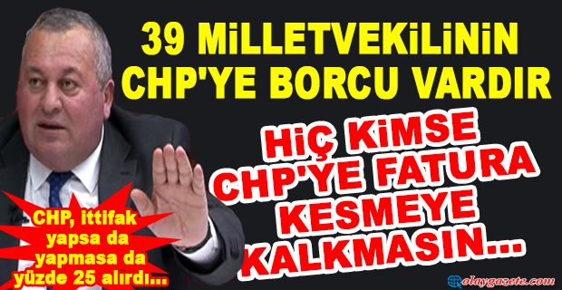 ENGİNYURT: 39 MİLLETVEKİLİNİN CHP