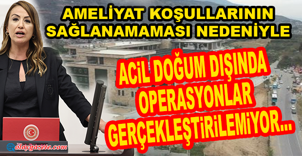 SAMANDAĞDA DEVLET HASTANESİ İHTİYAÇLARIMIZA CEVAP VERMİYOR