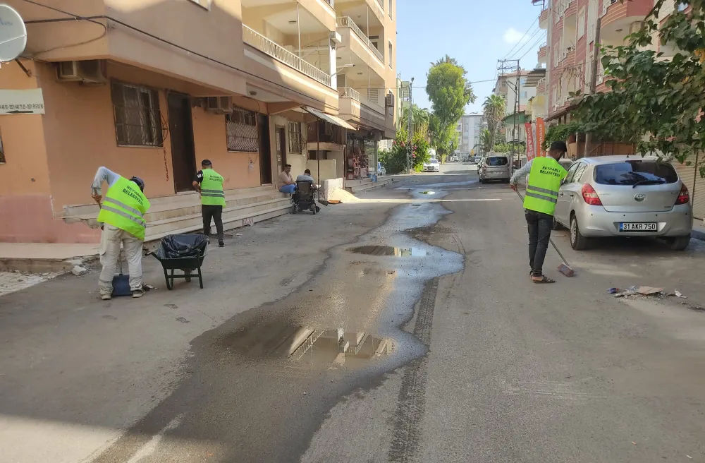 REYHANLI BELEDİYESİ’NDEN TEMİZLİK ATAĞI