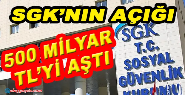 SGK’NIN İÇİNDE BULUNDUĞU DURUM BİR KEZ DAHA MALİ VERİLERE YANSIDI.