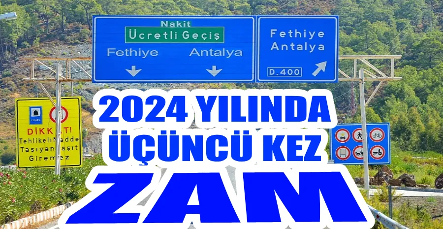 ÜCRETSİZ OLACAĞI SÖYLENEN TÜNELİN GEÇİŞ ÜCRETİNE BİR YILDA ÜÇÜNCÜ ZAM!