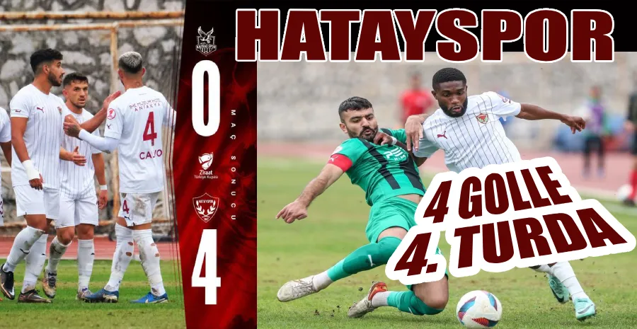 ATAKAŞ HATAYSPOR KUPADA 4.TURA ÇIKTI