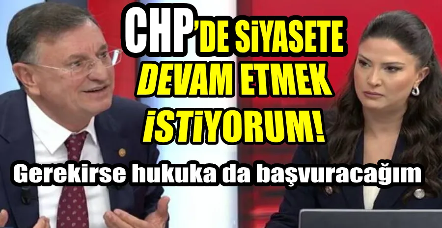 SAVAŞ DİSİPLİN SÜRECİNDE CHP’DEN BENİ KİMSE ARAMADI 