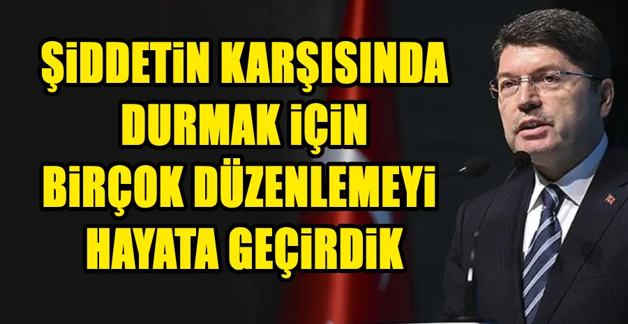 ADALET BAKANI TUNÇ