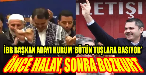 AKP’Lİ MURAT KURUM KÜRTÇE KONUŞUP HALAY ÇEKTİ, SONRA DA ÜLKÜCÜLERİN BOZKURT İŞARETİNİ YAPTI