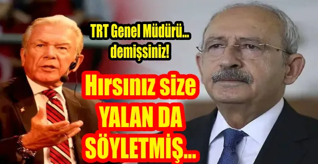 DÜNDAR,SAYIN KILIÇDAROĞLU HIRÇINLIĞINIZI ANLIYORUM