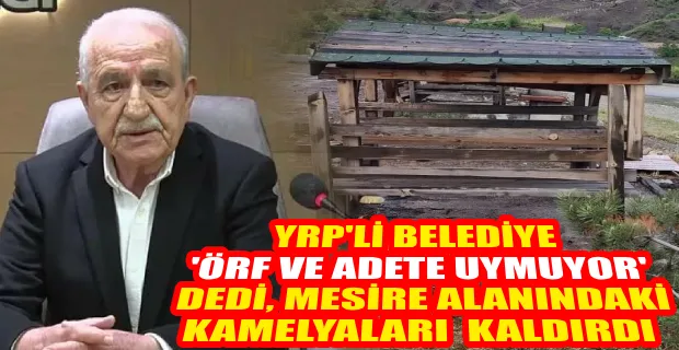 PALUDA KAMELYALAR ÖRF VE ADETLERE UYGUN KULLANILMADIĞI İÇİN KALDIRDI