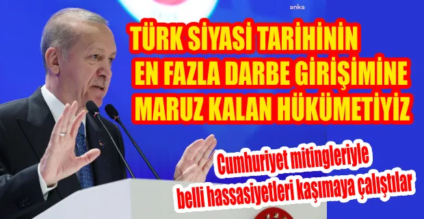 ERDOĞAN:MİLLETİN TERTEMİZ İRADESİNE LEKE SÜRDÜRMEDİK