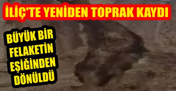 İLİÇ’TE ARAMALARINSÜRDÜĞÜ  MADEN BÖLGESİNDE  YENİ TOPRAK KAYMASI