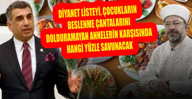 DİYANET’İN YEMEK MENÜSÜNE CHP