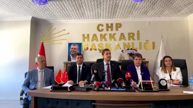 CHP heyeti Hakkari