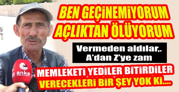 EMEKLİLER HAYAT PAHALILIĞINA  İSYAN ETMEYE DEVAM EDİYOR...