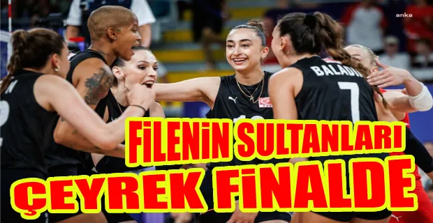 A Milli Kadın Voleybol Takımı çeyrek finalde