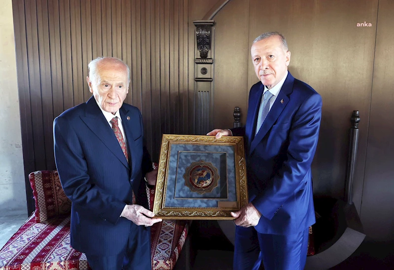 Cumhurbaşkanı Erdoğan ve MHP Genel Başkanı Bahçeli Ahlat