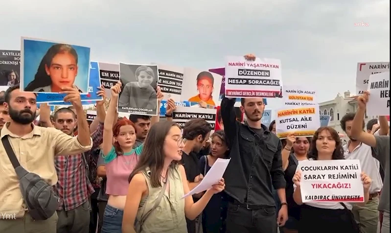 Gençlik Örgütleri  İstanbul’da Narin için yürümek istedi, polis müdahale etti