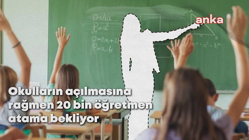 Ataması yapılmayan öğretmenlerin bekleyişi sürüyor... 